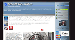 Desktop Screenshot of premiertool.com